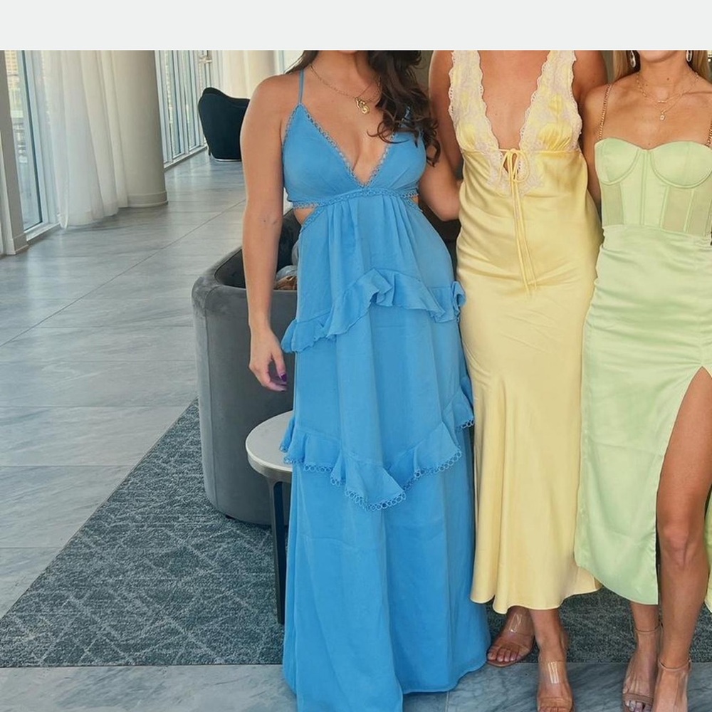 ASOS Blue and Yellow Maxi Dresses